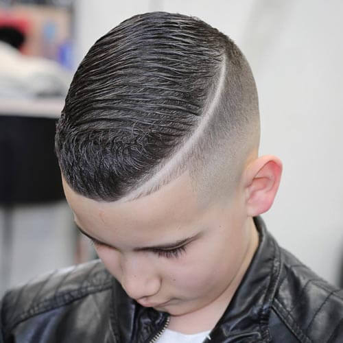 Haircuts For Little Boys - Layered Comb Over