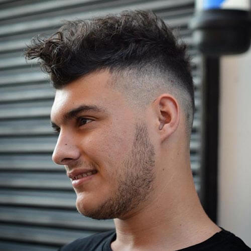 Spiky Quiff With Fade