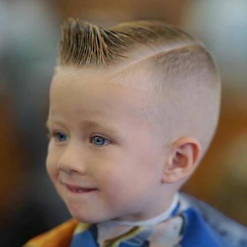 Cute Little Boy Haircuts - Crew Cut Comb Over