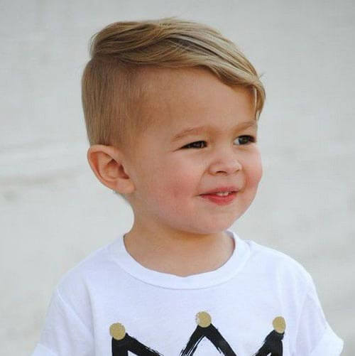 Haircuts For Little Boys - Side Part Fringe