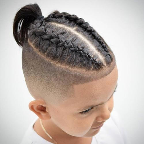 Little Boy Ponytail Hairstyle