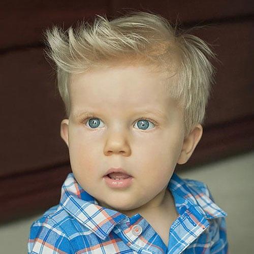 Cute Little Boy Haircuts - Spiky Quiff and Layered Cut
