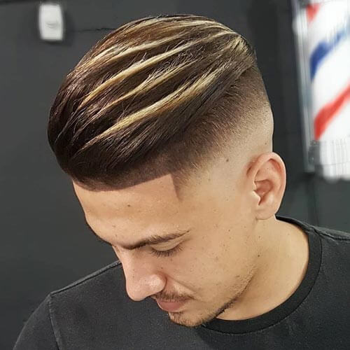 Sectioned Pompadour and High Fade