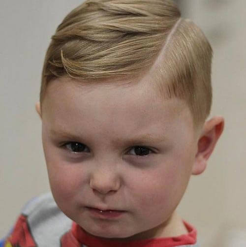 Haircut For Toddler Boys - Sectioned Haircut With Deep Part