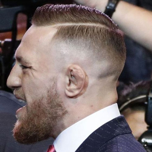 Conor McGregor Haircut - Deep Side Part