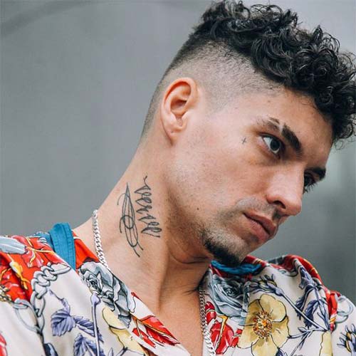 Curly Undercut 30 Modern Curly Hair Undercut For Men