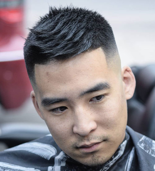 short hairstyles for asian men