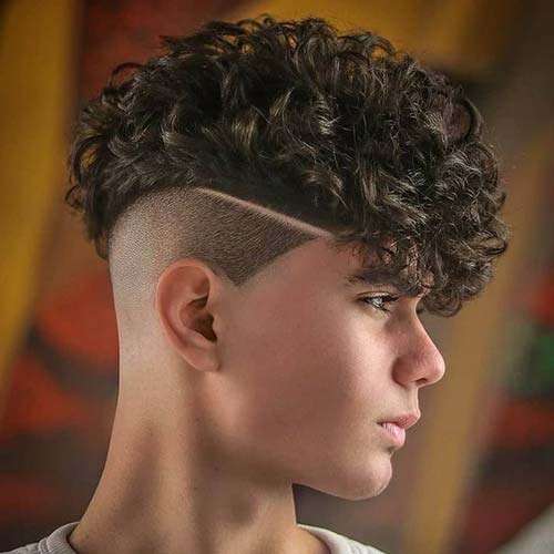 Curly Undercut: 30 Modern Curly Hair Undercut for Men