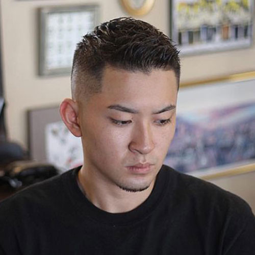 Asian High Drop Fade Haircut