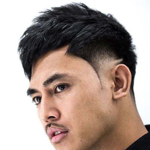 Asian Low Fade Haircut