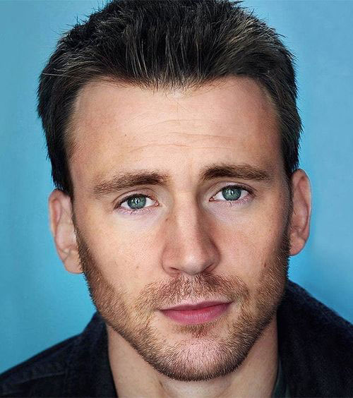 Chris Evans haircut