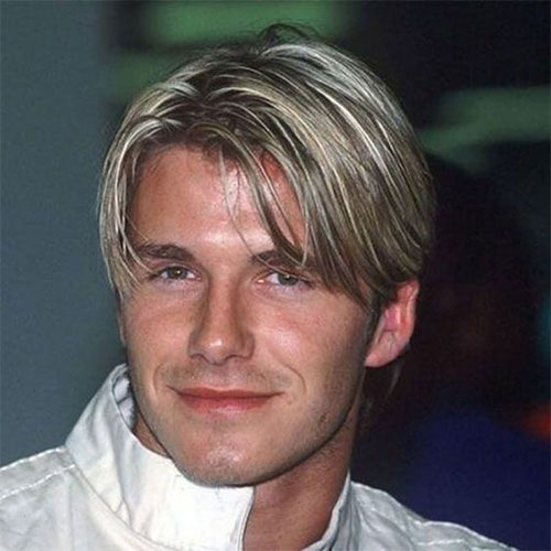 David Beckham's Curtains haircut