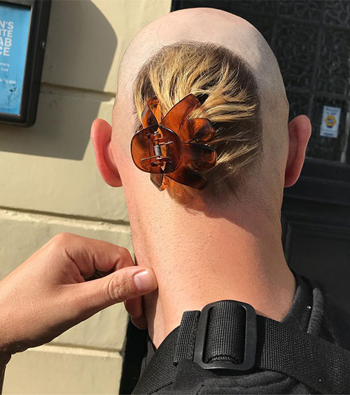 Skullet Haircut Spider Bun