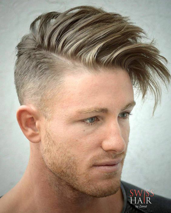 Sleek Side Swept Undercut