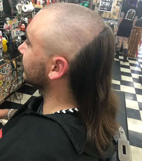 Lion’s Mane Skullet Haircut