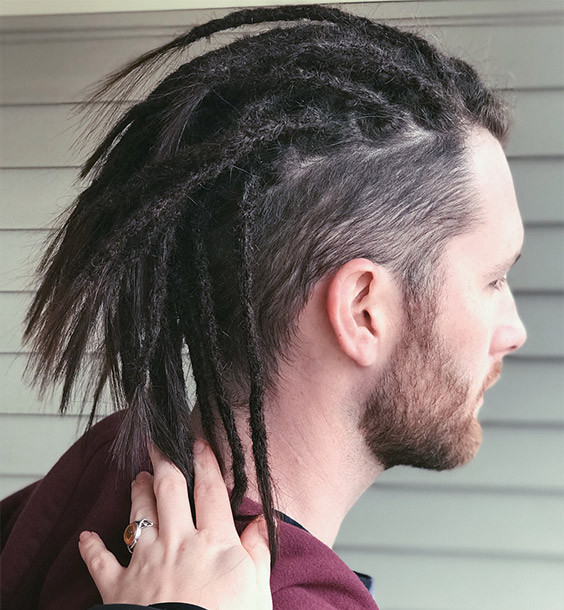 Long Mohawk Dreads