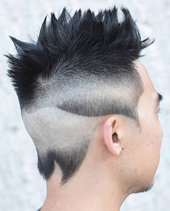 Wavy Fades with Spiky Top