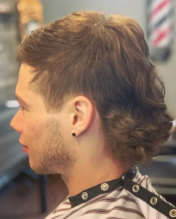 Full Mullet with Wavy Tips