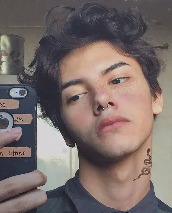 Middle Parted Eboy Haircut