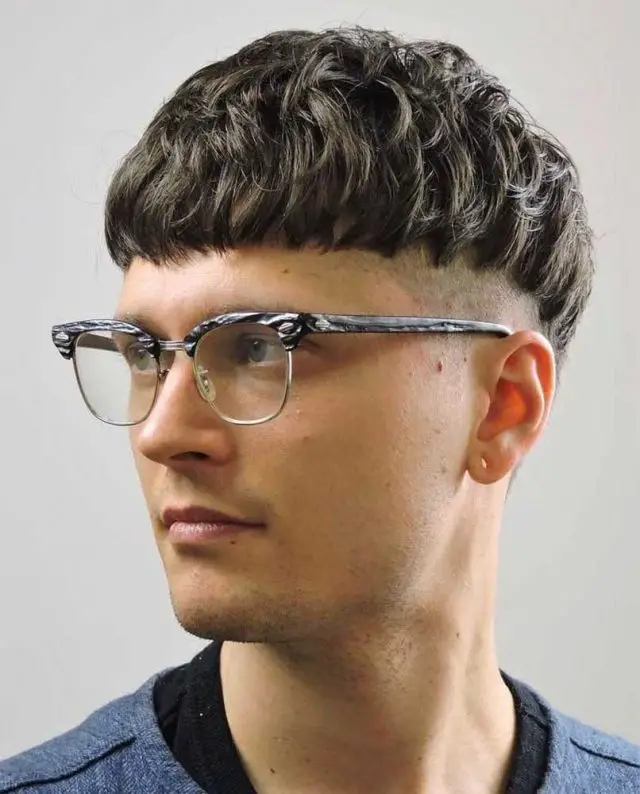 Perm Hair-32+ Stylish Modern Bowl Cut Hairstyles for Men