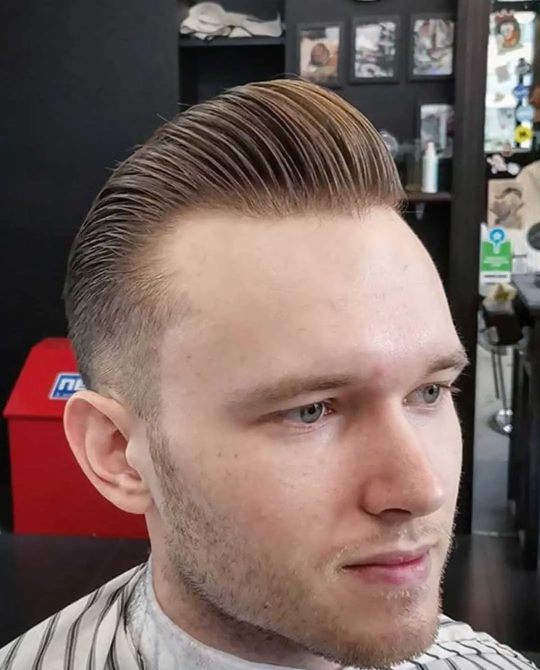 Short Pompadour Haircut