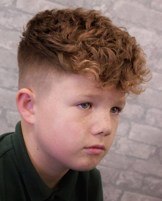 Little boy curly haircuts