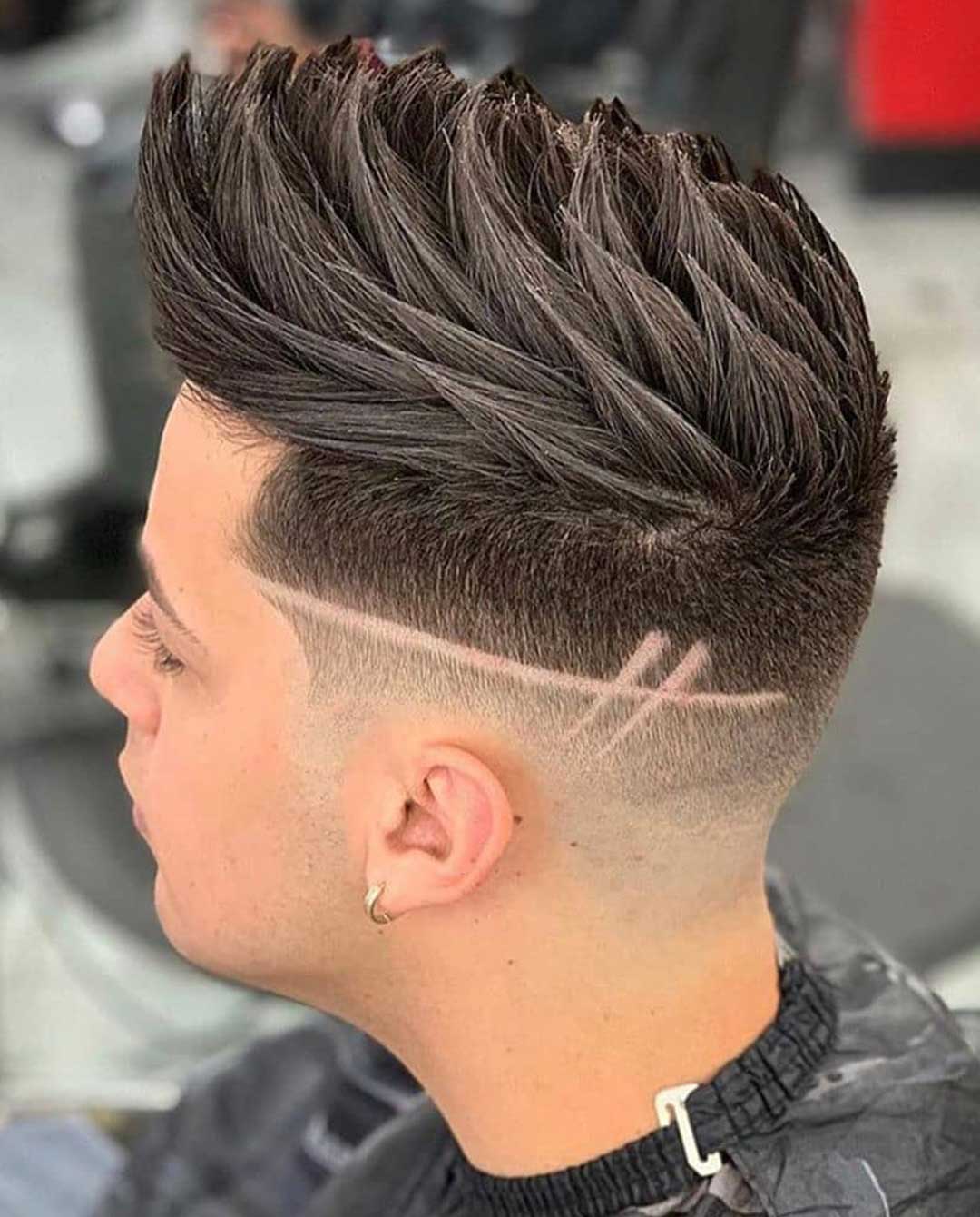 Faux Hawk With Side Design 