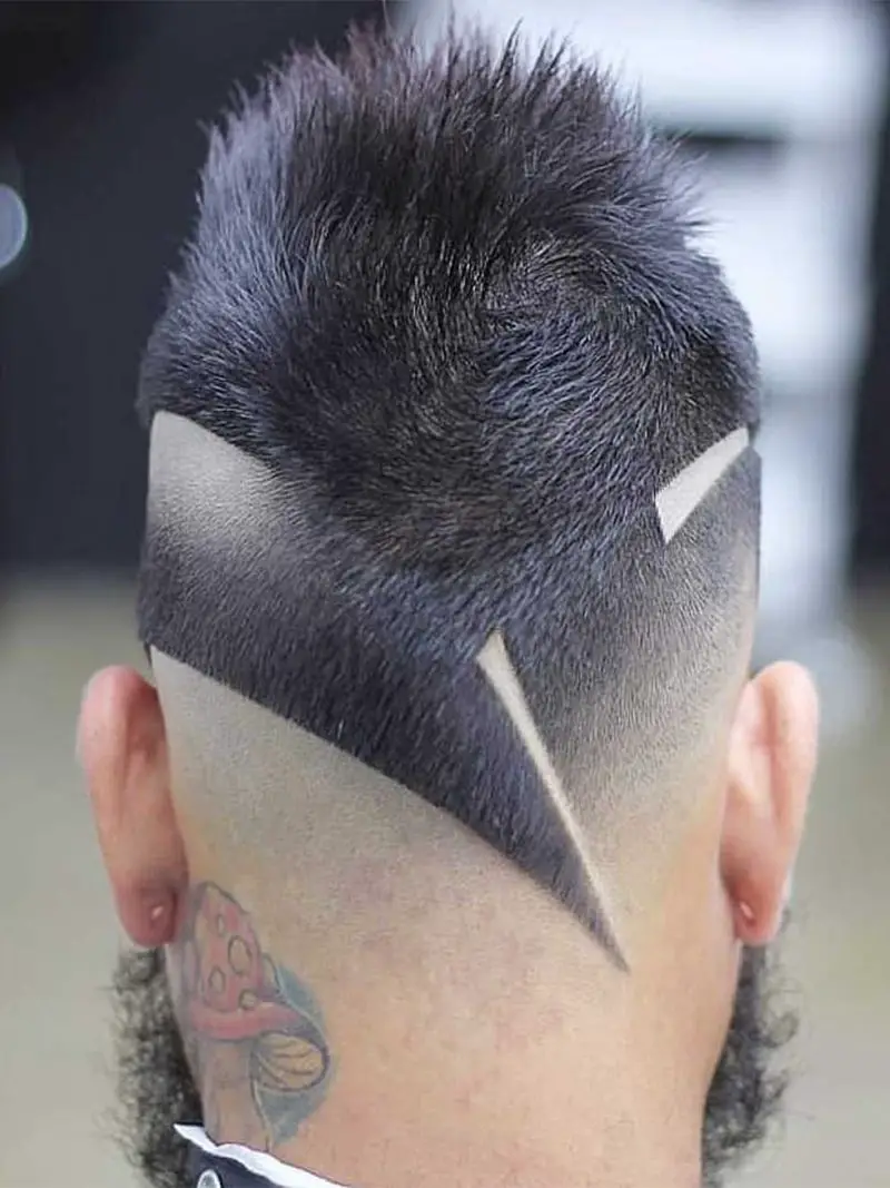 Peter Gabriel Turn Cut-15 Cool Reverse Mohawk Hairstyles for Men
