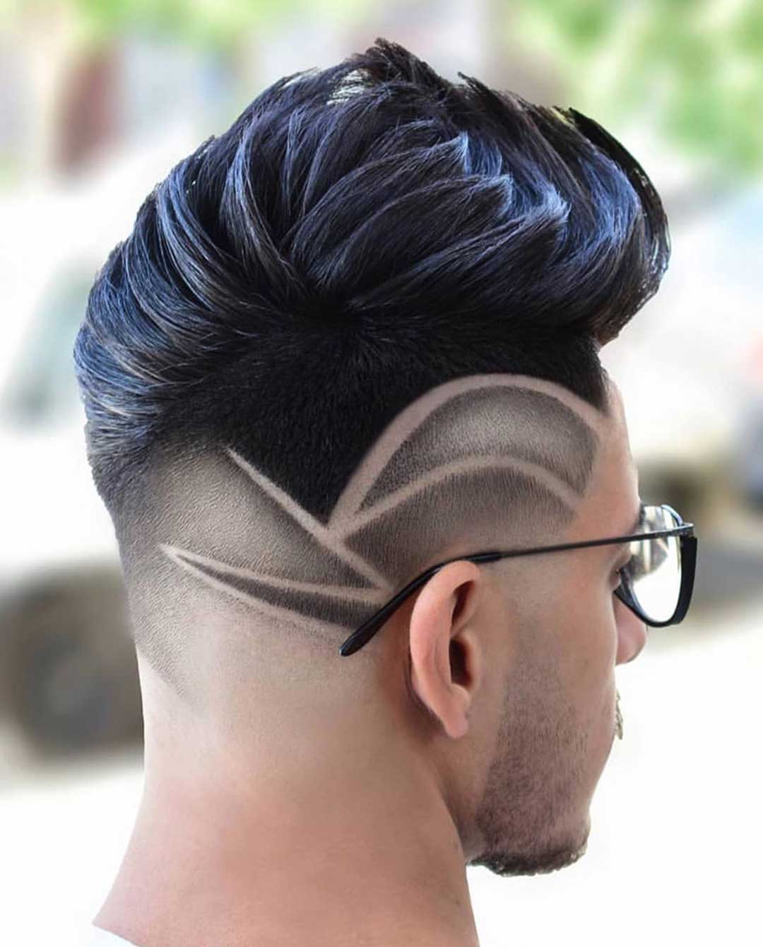 Layered Haircut with Side Design