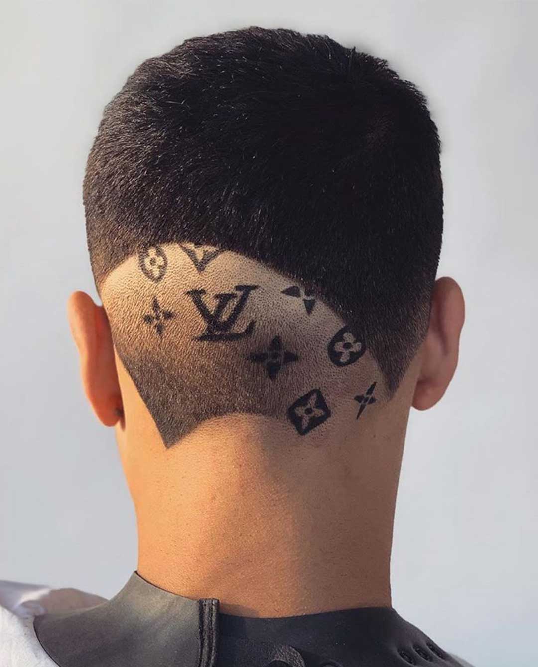 Louis Vuitton Hair Design with Fade