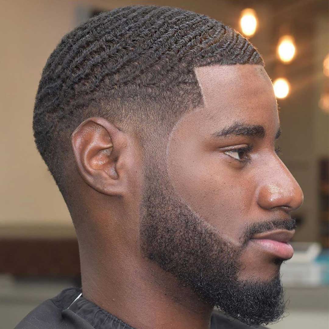 Low Fade With Waves 40 Best Waves Haircuts For Black Men 2021 Guide Any Fade Haircut Works 5993