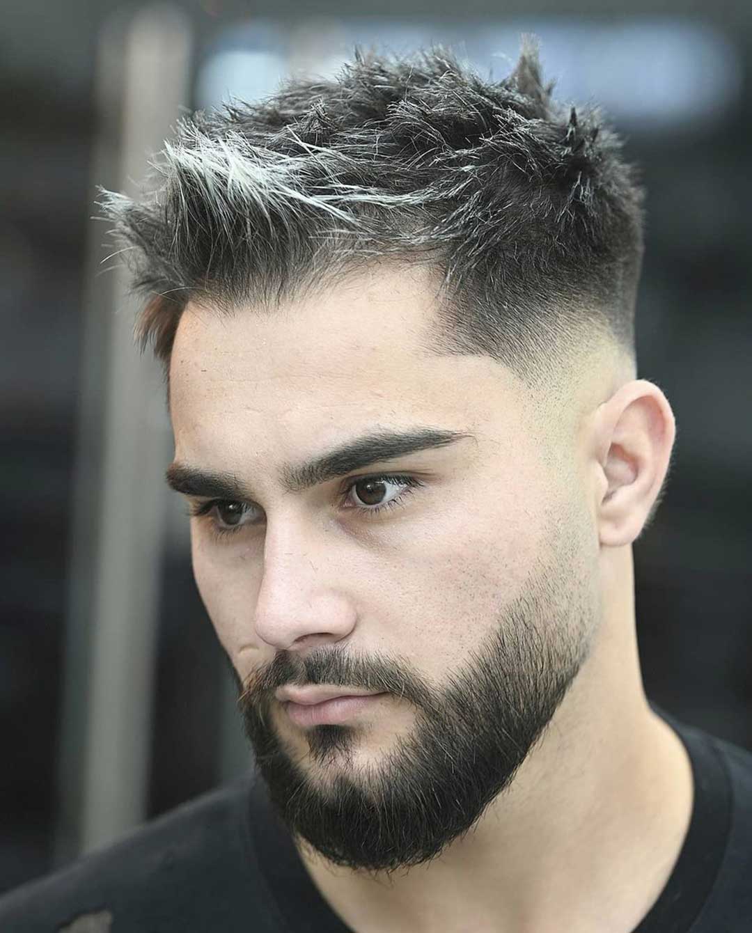 Men haircut  High Fade  Textured Quiff Haircut  Facebook