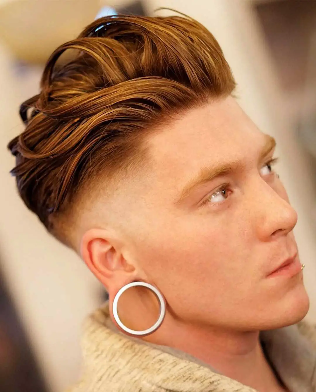 The Slicked-Back Textured Undercut