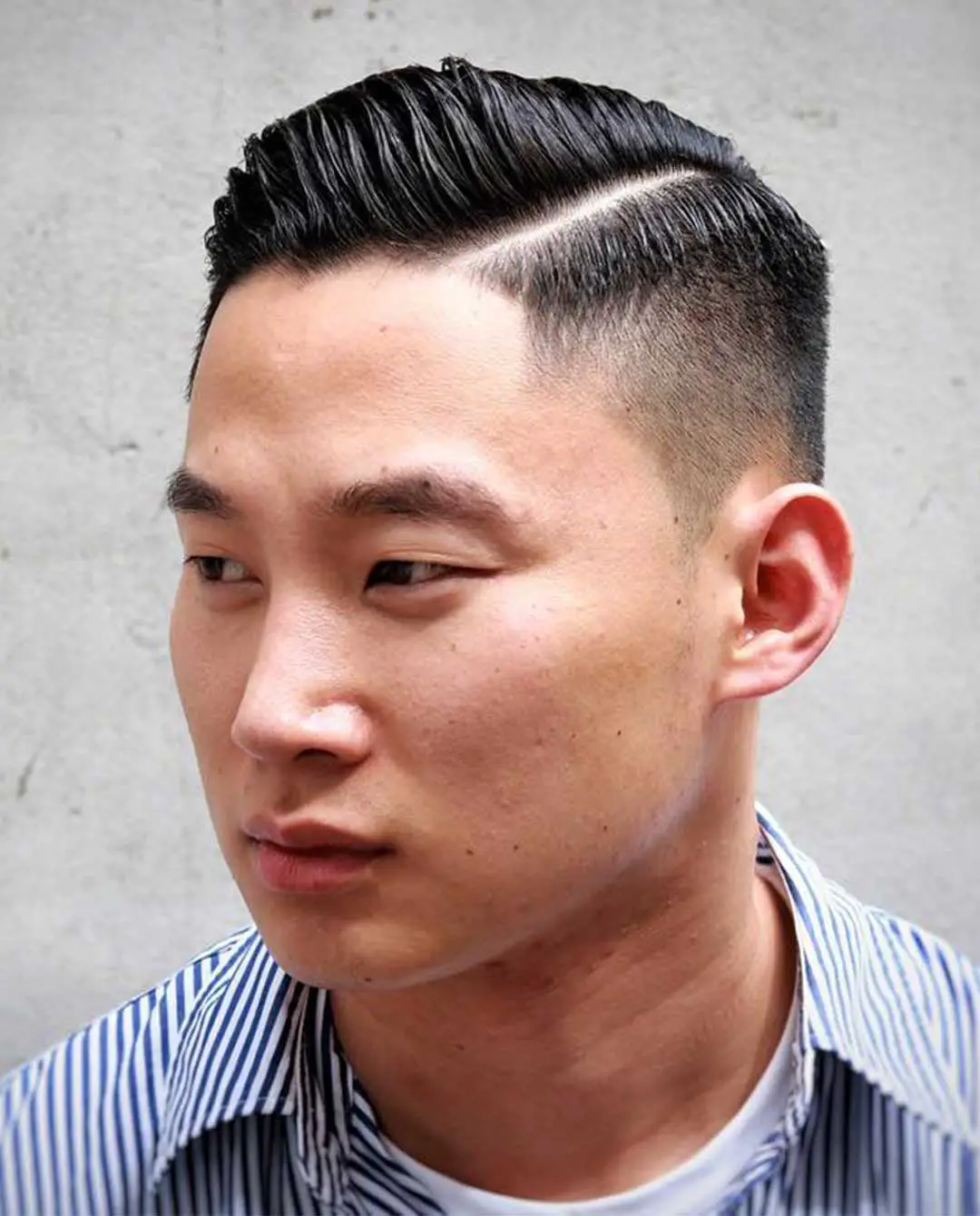 Comb Over with Drop Fade