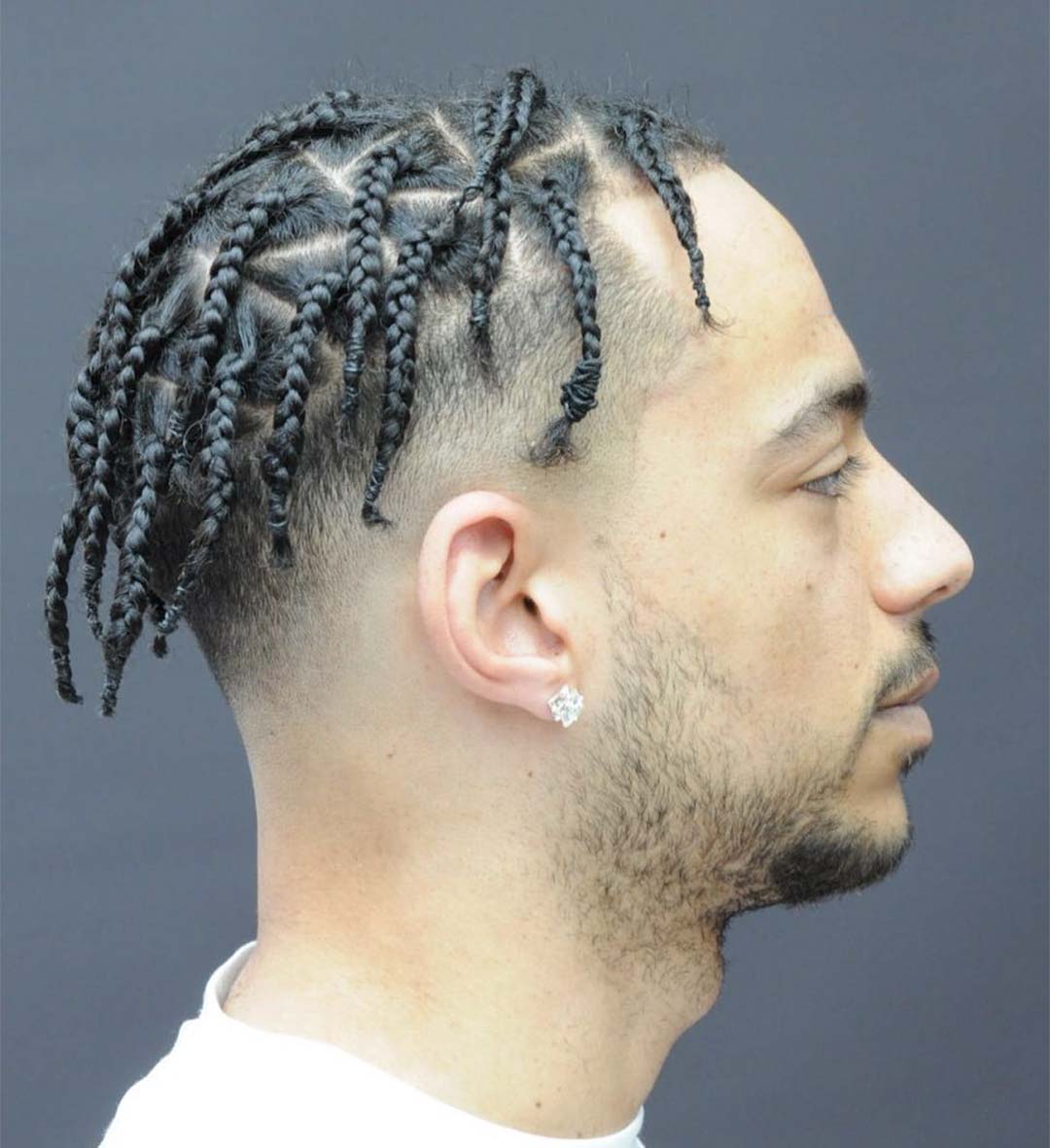 Short Braids Haircut for Men