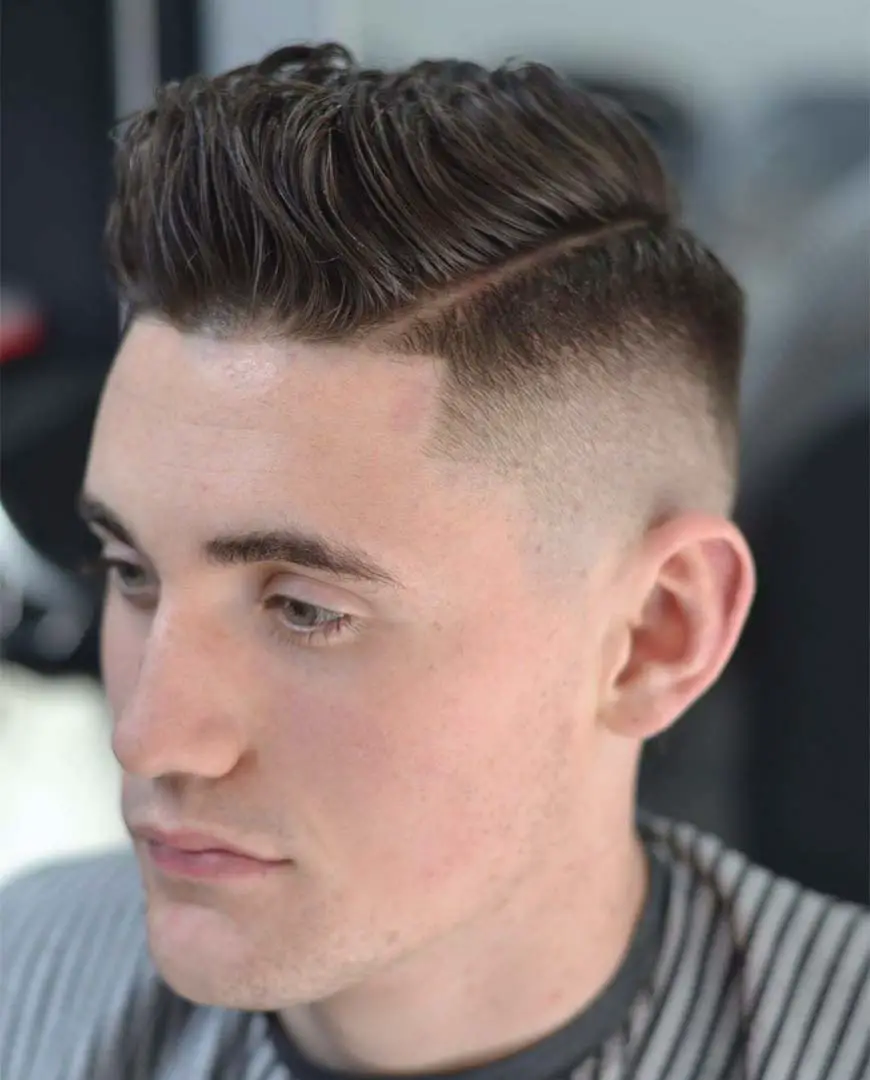 Wavy Top with Sharp Fade