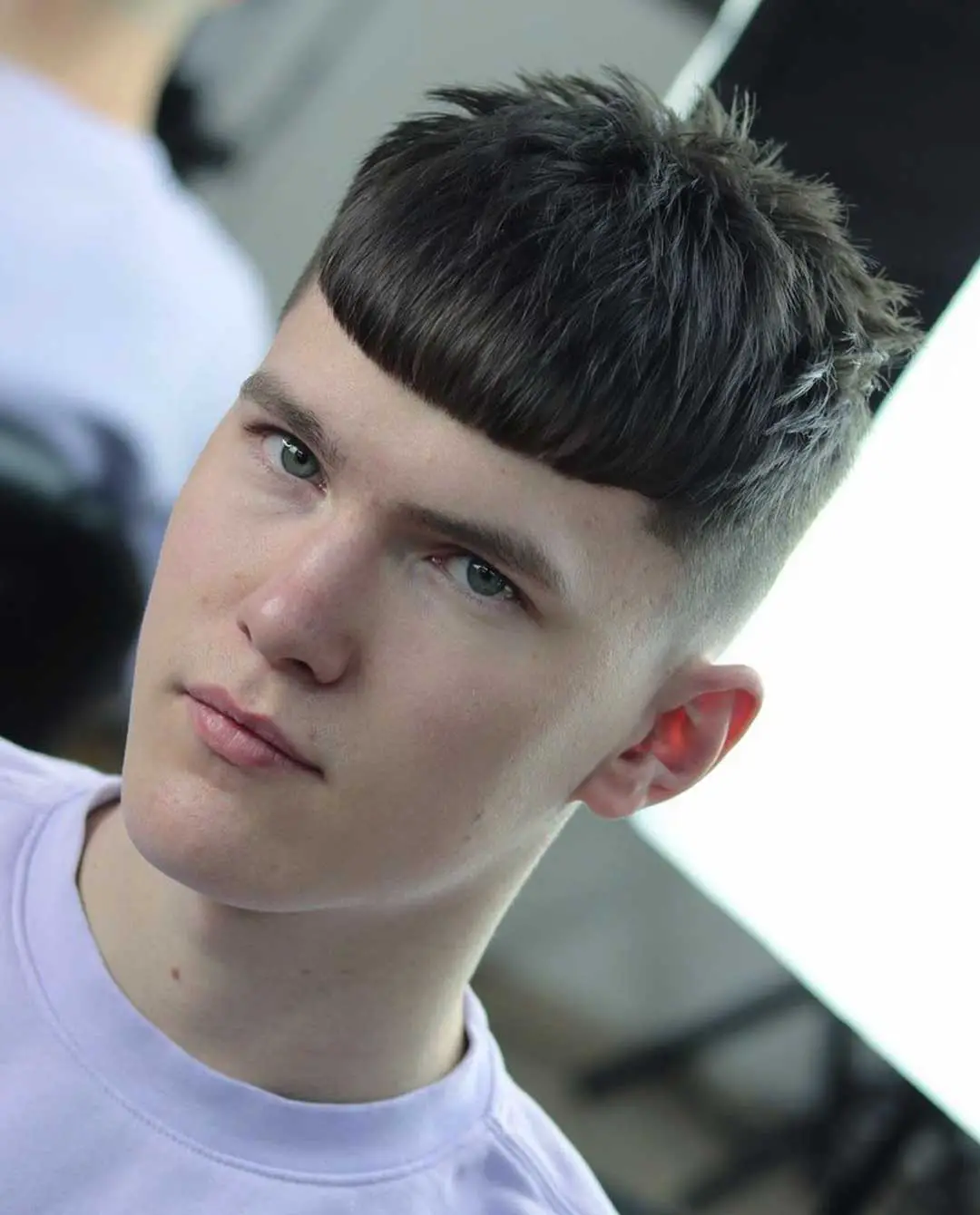 Cropped Haircut with Spikes
