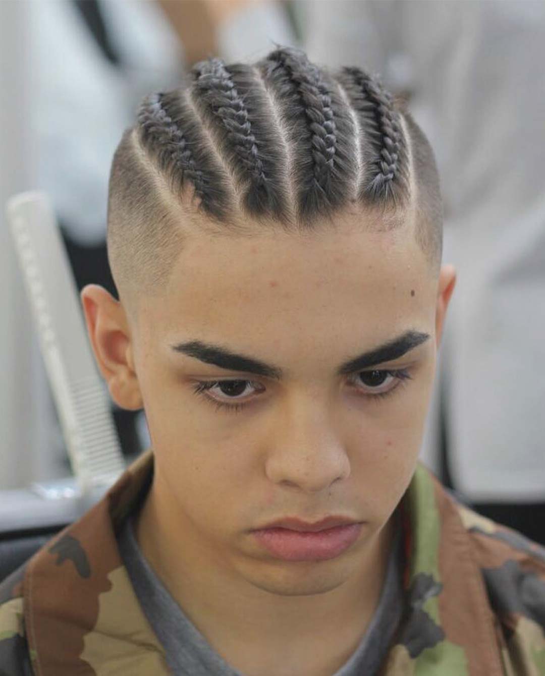 Teen Boy Cornrow Haircut