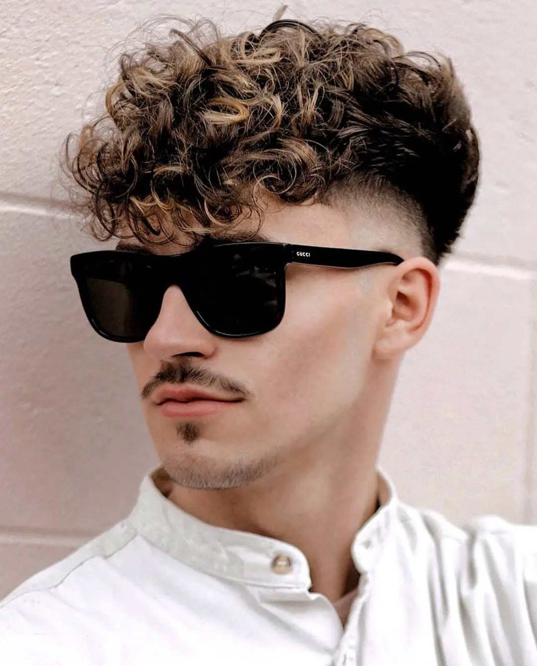 Modern Curly Haircut for men