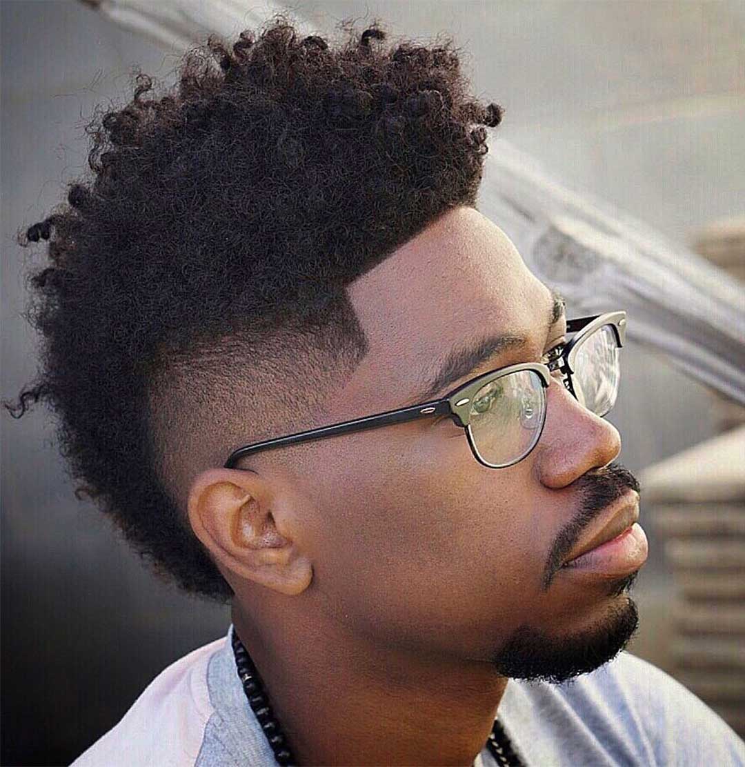 Mohawk Haircut for Black Man