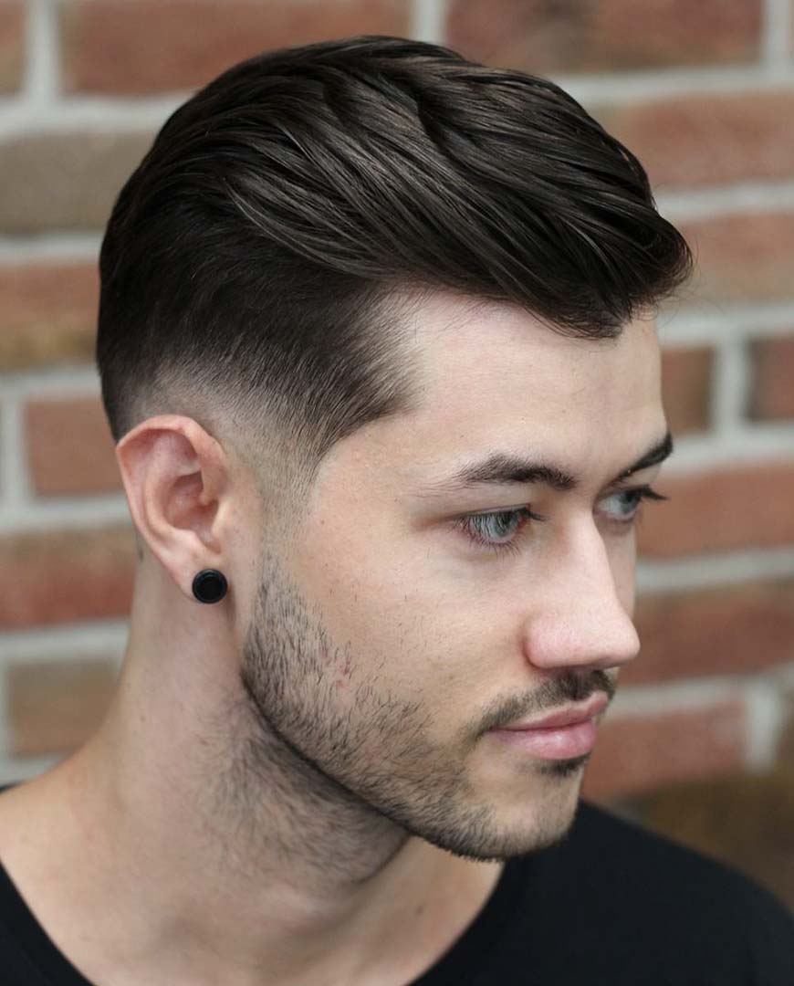 Slick Back Haircut