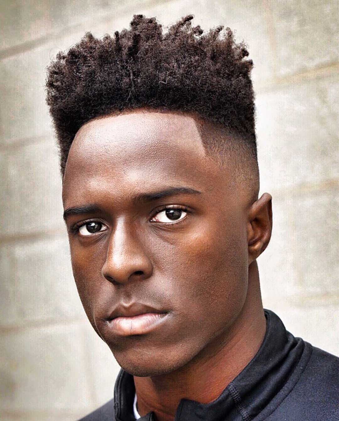 black flat top hairstyle