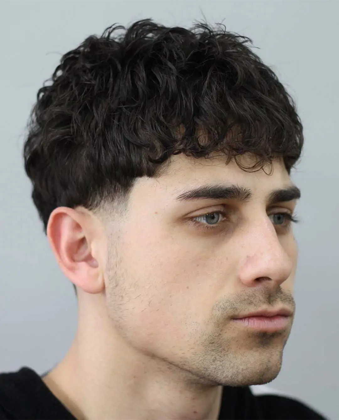 Wavy Hair with Taper
