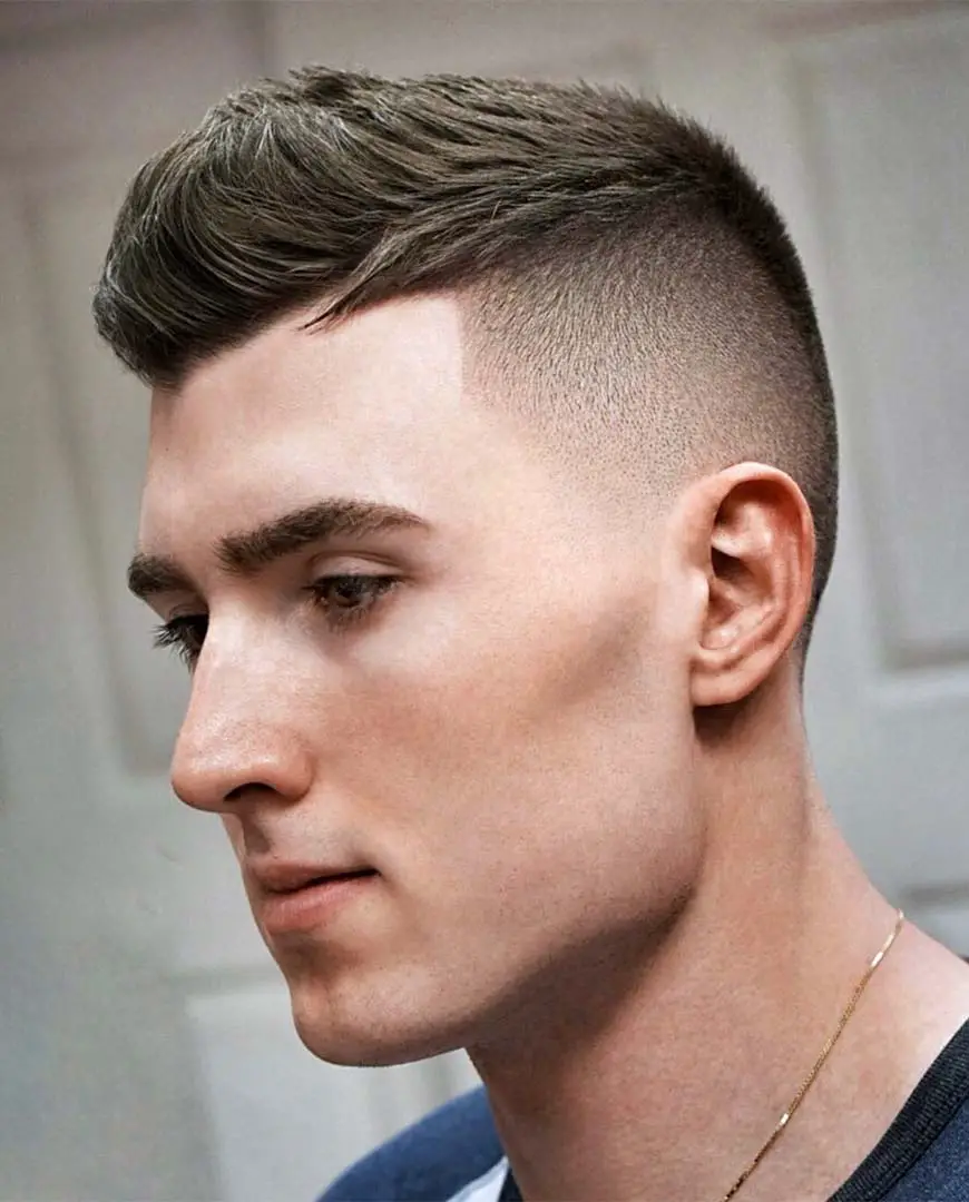 Short Sides Long Top with Wings and Pomp