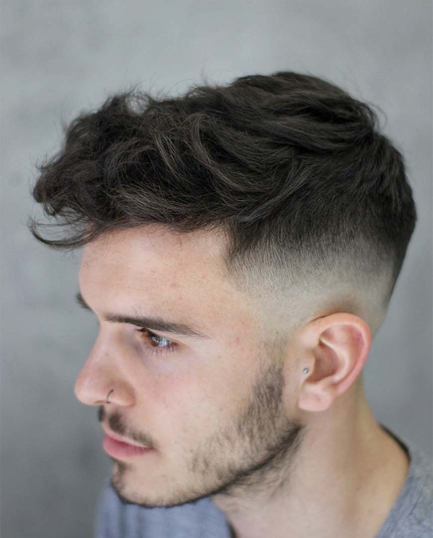 Layered Top and High Fade