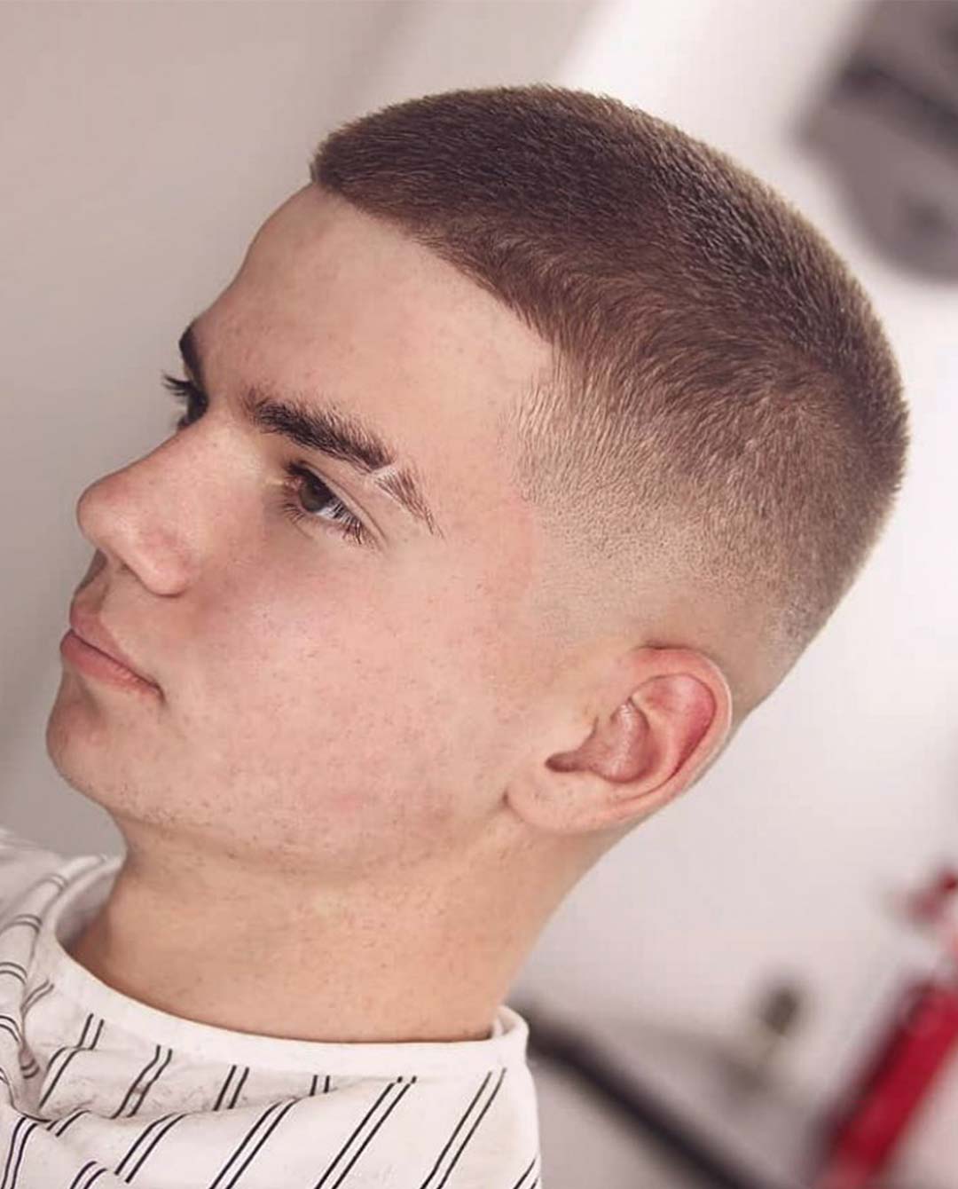 Clean and Short Caesar Cut