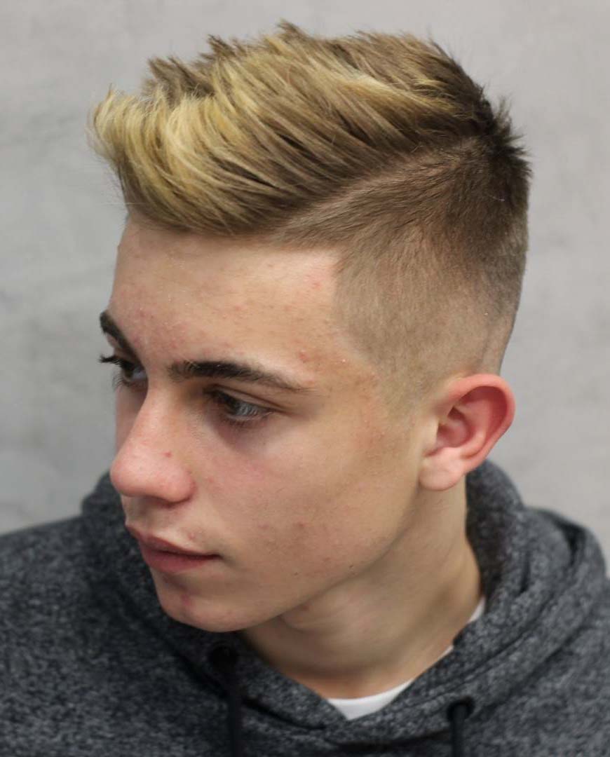 Blonde Faux Hawk