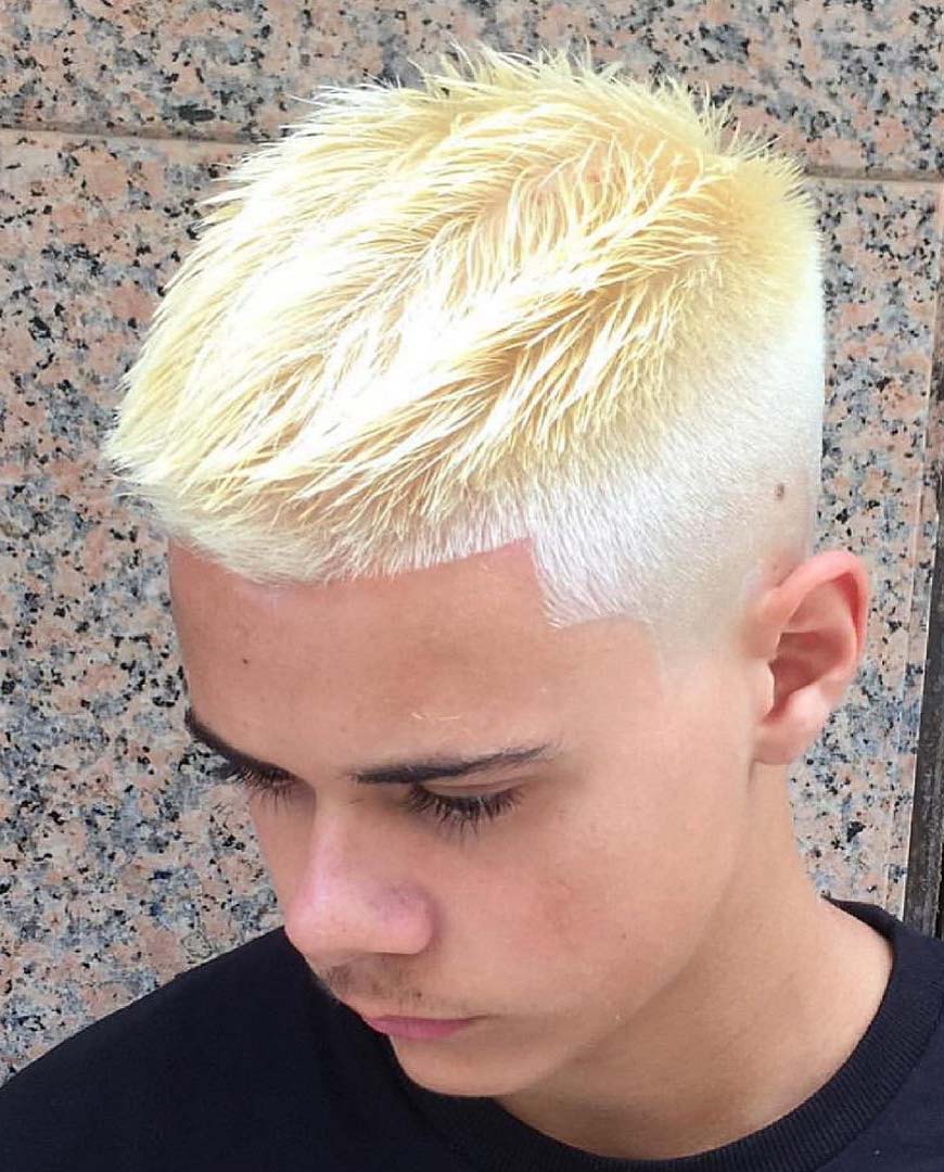 Short Golden Blonde Hairstyle