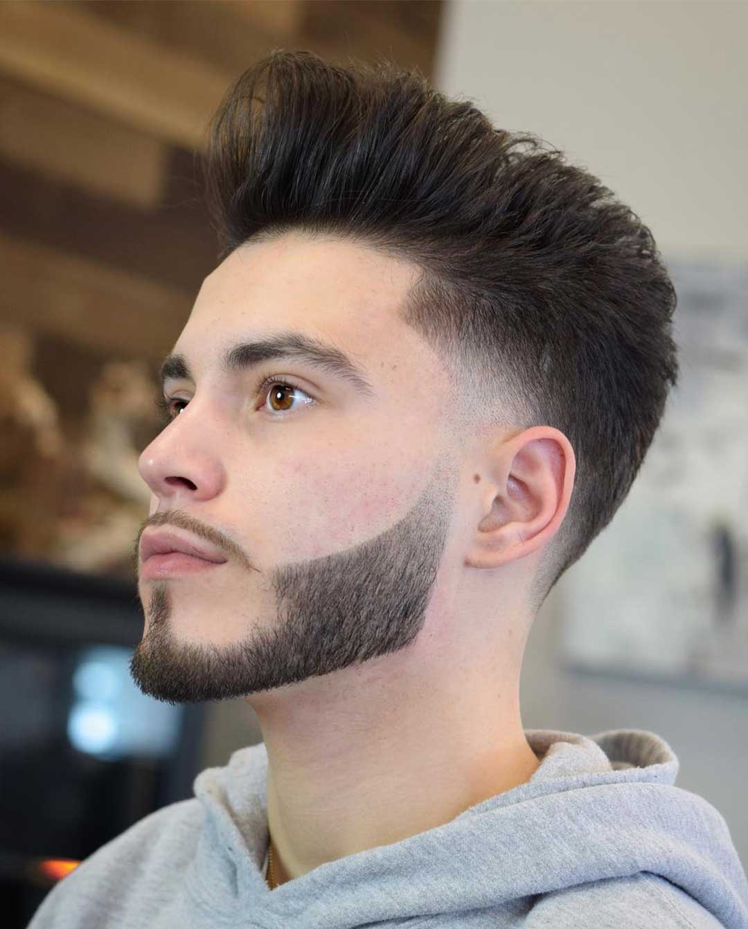 5 Comb Over Taper Fade - Suit Who