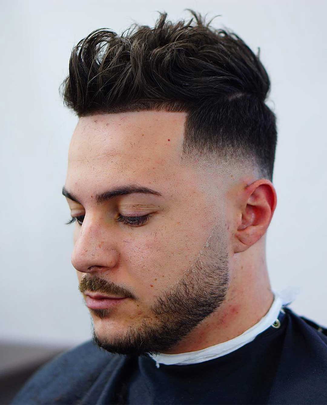 High Fade + Curls